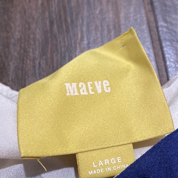 COPY - Maeve long dress in pink and blue size large - Picture 3 of 6